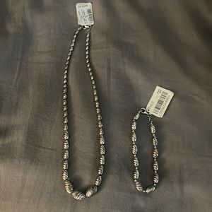 Sterling Silver Necklace & Necklace